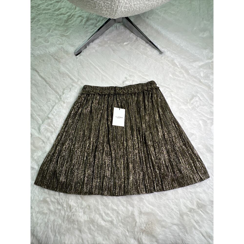 ISABEL MARANT-Etoile Benedicte Mini Skirt-Dore/Gold-Size 36-Brand New W/Tag’s